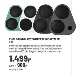 Panasonic Center ENKL SOUND BLUETOOTH PARTYHØJTTALER, DKK 1499 tilbud