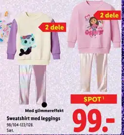 Lidl Sweatshirt med leggings, DKK 99 tilbud