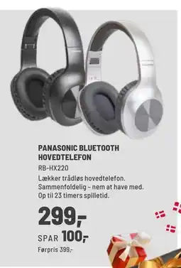 Panasonic Center PANASONIC BLUETOOTH HOVEDTELEFON, DKK 299 tilbud