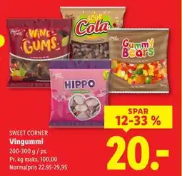 Lidl Vingummi, DKK 20 tilbud