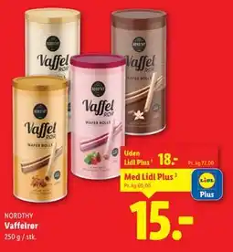 Lidl Vaffelrør, DKK 18, App-pris tilbud