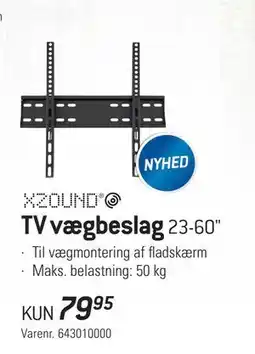 Thansen TV vægbeslag, DKK 79.95 tilbud