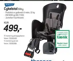 Thansen Cykelstol, DKK 499 tilbud