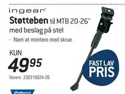 Thansen Støtteben, DKK 49.95 tilbud