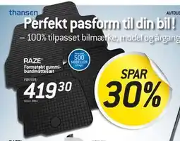 Thansen Formstøbt gummibundmåttesæt, DKK 419.3 tilbud