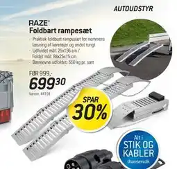 Thansen Foldbart rampesæt, DKK 699.3 tilbud