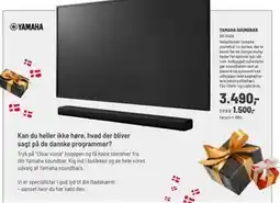 Panasonic Center YAMAHA SOUNDBAR, DKK 3490 tilbud