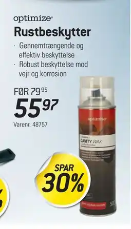 Thansen Rustbeskytter, DKK 55.97 tilbud