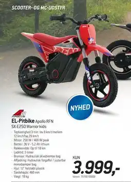 Thansen EL-Pitbike, DKK 3999 tilbud