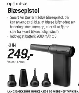 Thansen Blæsepistol, DKK 249 tilbud
