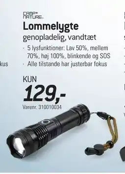 Thansen Lommelygte, DKK 129 tilbud