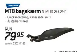 Thansen MTB bagskærm, DKK 79.95 tilbud