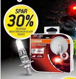 Thansen SPAR 30% PÅ OSRAM NIGHT BREAKER SILVER PÆRER tilbud