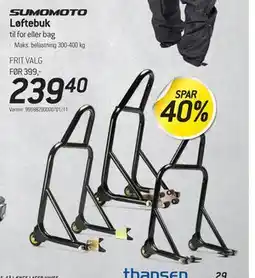 Thansen Løftebuk, DKK 239.4 tilbud