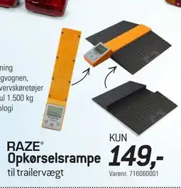 Thansen Opkørselsrampe, DKK 149 tilbud