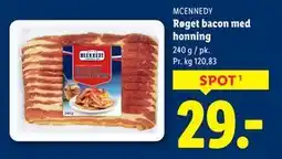 Lidl Røget bacon med honning, DKK 29 tilbud