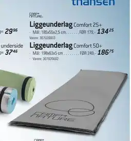 Thansen Liggeunderlag tilbud