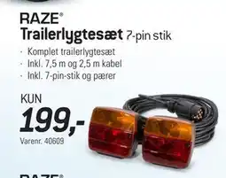 Thansen Trailerlygtesæt, DKK 199 tilbud