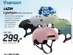 Thansen Cykelhjelm, DKK 299 tilbud