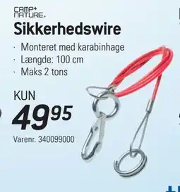 Thansen Sikkerhedswire, DKK 49.95 tilbud