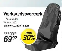 Thansen Værkstedsovertræk, DKK 69.97 tilbud