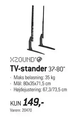 Thansen TV-stander, DKK 149 tilbud