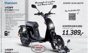 Thansen EV1000 30 eller 45 km/t, DKK 9999 tilbud