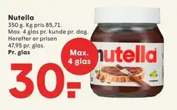 SPAR Nutella, DKK 30 tilbud
