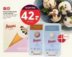 SPAR Hansens Økologiske Is eller Ispinde, DKK 42 tilbud