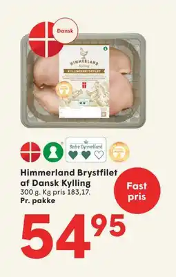 SPAR Himmerland Brystfilet af Dansk Kylling, DKK 54.95 tilbud
