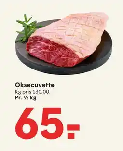 SPAR Oksecuvette, DKK 65 tilbud