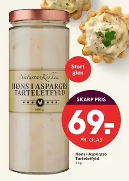 SPAR Høns i Asparges Tarteletfyld, DKK 69 tilbud