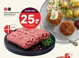 SPAR Gestus Hakket Dansk Grisekød 8-12 %, DKK 25 tilbud