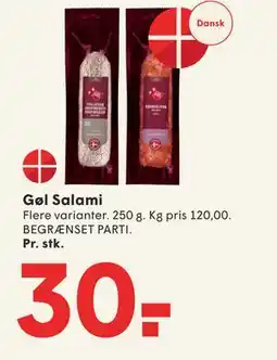 SPAR Gøl Salami, DKK 30 tilbud