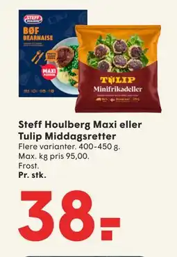 SPAR Steff Houlberg Maxi eller Tulip Middagsretter, DKK 38 tilbud