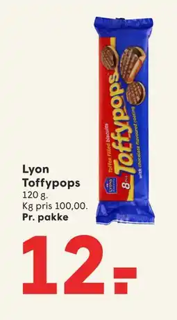 SPAR Lyon Toffypops, DKK 12 tilbud
