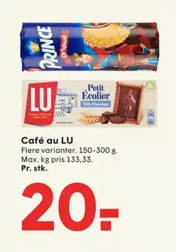 SPAR Café au LU, DKK 20 tilbud