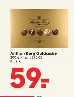SPAR Anthon Berg Guldæske, DKK 59 tilbud