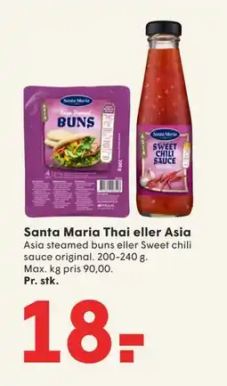 SPAR Santa Maria Thai eller Asia, DKK 18 tilbud