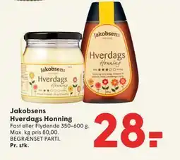 SPAR Jakobsens Hverdags Honning, DKK 28 tilbud