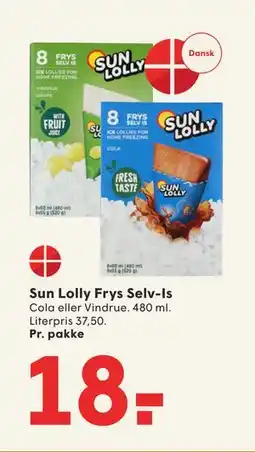 SPAR Sun Lolly Frys Selv-Is, DKK 18 tilbud