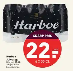 SPAR Harboe Julebryg, DKK 22 tilbud