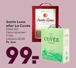 SPAR Santa Luna eller La Cuvée, DKK 99 tilbud