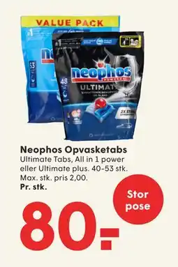 SPAR Neophos Opvasketabs, DKK 80 tilbud