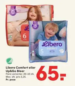 SPAR Libero Comfort eller Up&Go Bleer, DKK 65 tilbud