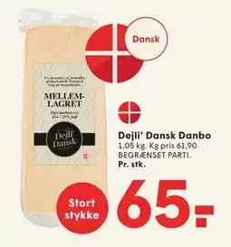 SPAR Dejli’ Dansk Danbo, DKK 65 tilbud