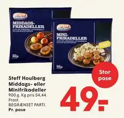 SPAR Steff Houlberg Middags- eller Minifrikadeller, DKK 49 tilbud