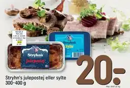 REMA 1000 Stryhn's julepostej eller sylte 300-400 g, DKK 20 tilbud