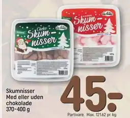 REMA 1000 Skumnisser Med eller uden chokolade 370-400 g, DKK 45 tilbud