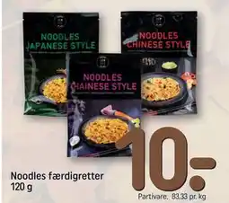 REMA 1000 Noodles færdigretter 120 g, DKK 10 tilbud